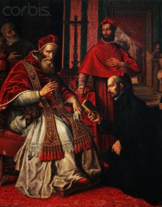 Paul III Accepting the Jesuit Order Into the Church